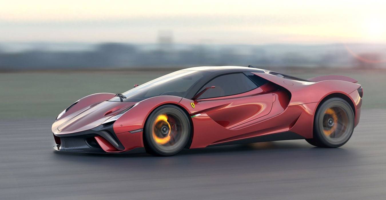 Перший електричний Ferrari Elettrica: гучний чотири-моторний демон