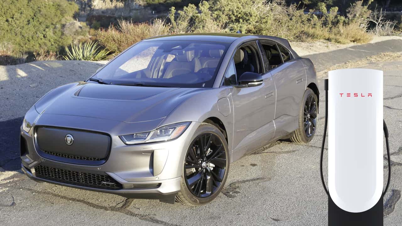 Jaguar I‑Pace отримав доступ до Tesla Supercharger