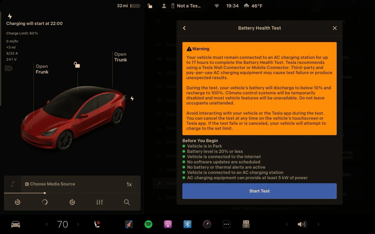Як запустити тест здоров’я батареї Tesla та перевірити деградацію