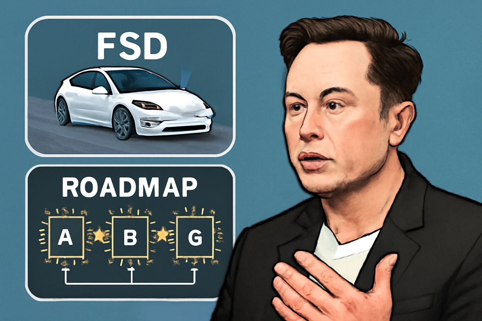 Ілон Маск про FSD та дорожню карту AI-чипів Tesla
