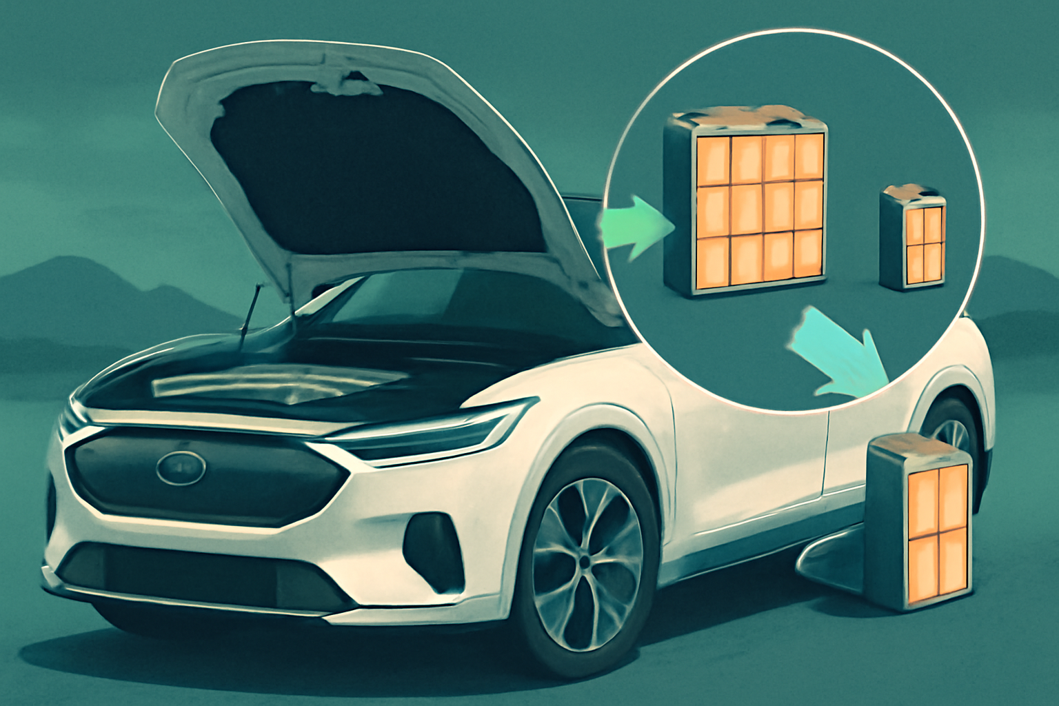 Майбутні електромобілі Ford: той самий запас ходу з батареєю на третину менше