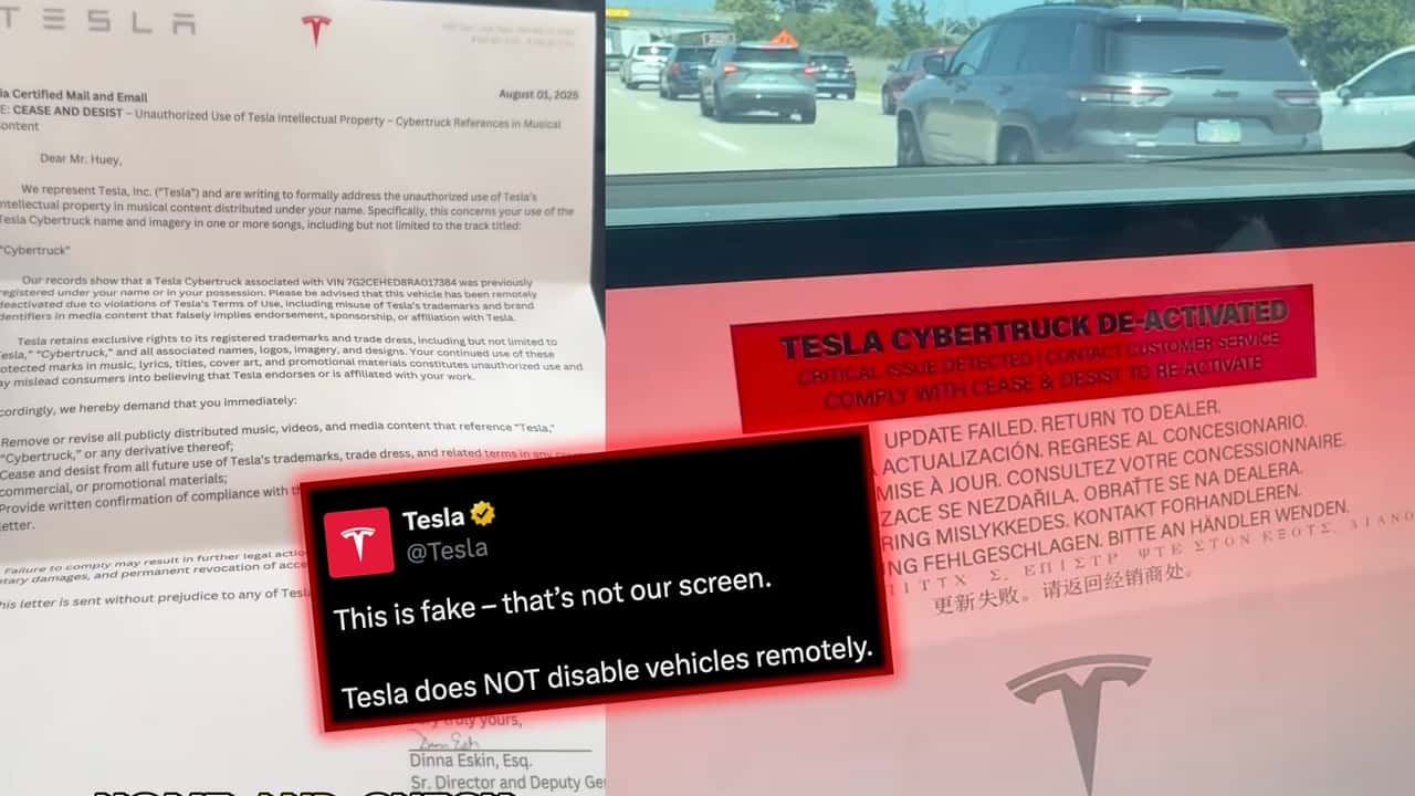 Ні — Tesla не відключала Cybertruck, щоб залишити водія на шосе