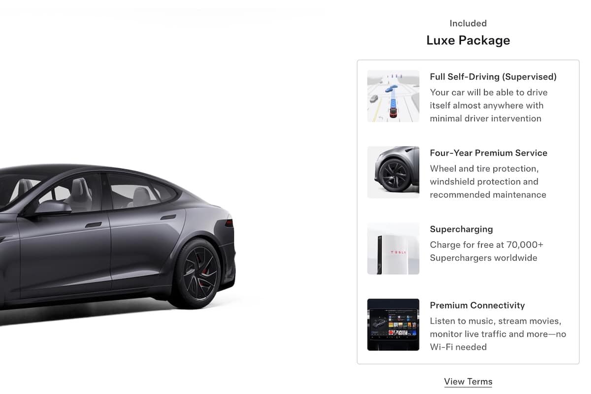 Tesla пропонує власникам Model S і Model X 'Luxe Package' за $2,000