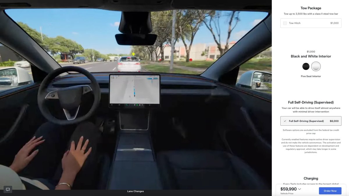 Tesla змінює дизайн-студію: підписка та пробний доступ до FSD