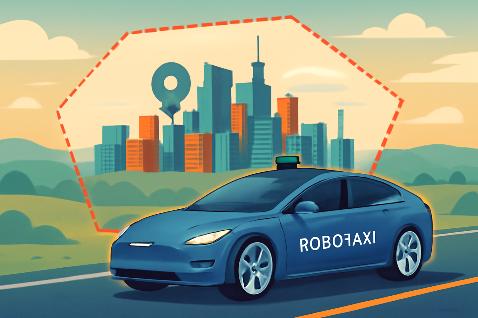 Tesla планує 10-кратне розширення Robotaxi: огляд нової геозони