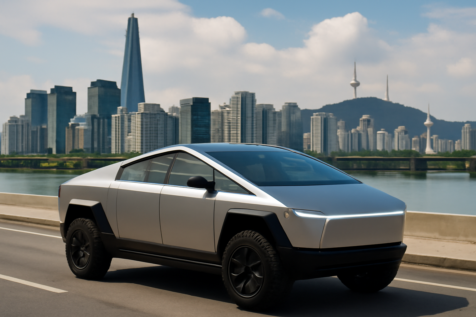 Tesla виводить Cybertruck на ринок Південної Кореї