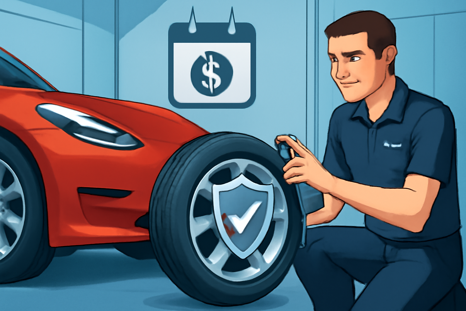 Tesla запускає щомісячний план захисту коліс і шин