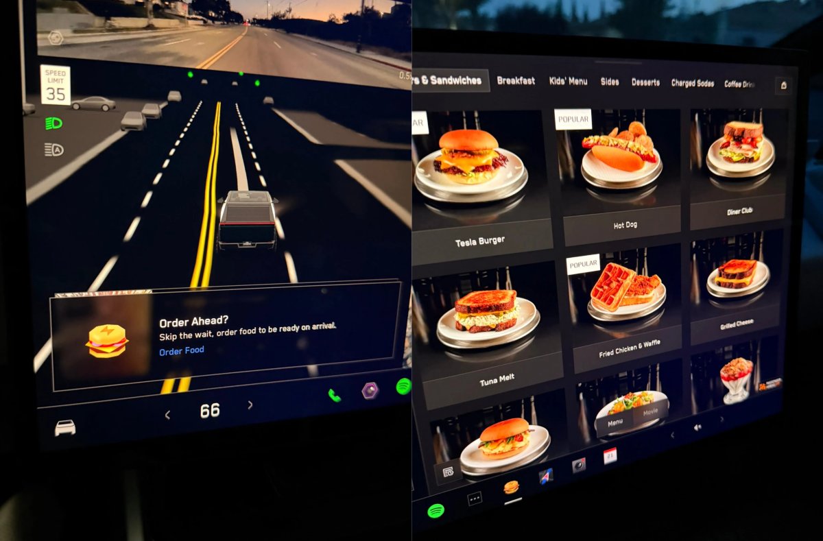 Tesla Diner у Голлівуді: інноваційне замовлення в авто та безконтактна їжа