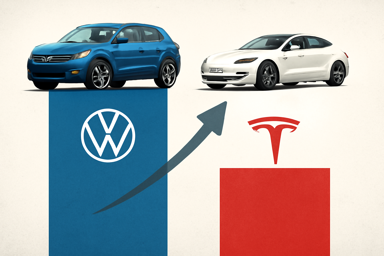 Вражаючі цифри: Volkswagen знову випередив Tesla