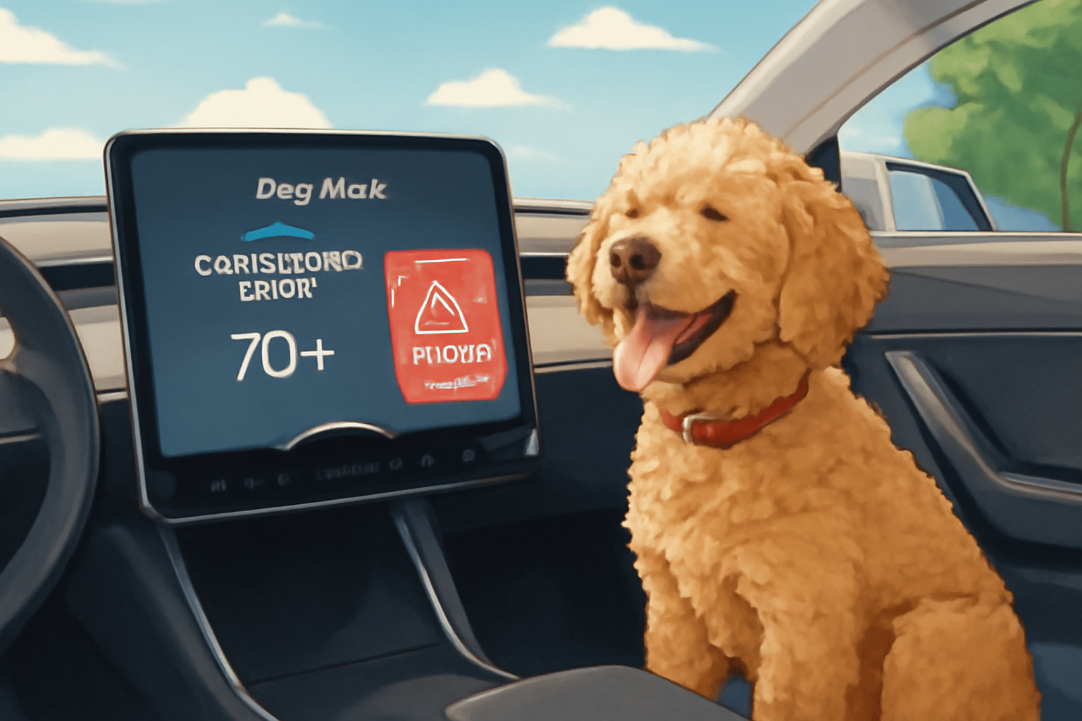 Як Tesla Dog Mode і критичні сповіщення врятували собаку